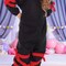 Girls Ninja Kigarumi Costume Fleece Pajama Play Outfit with Foam Sword